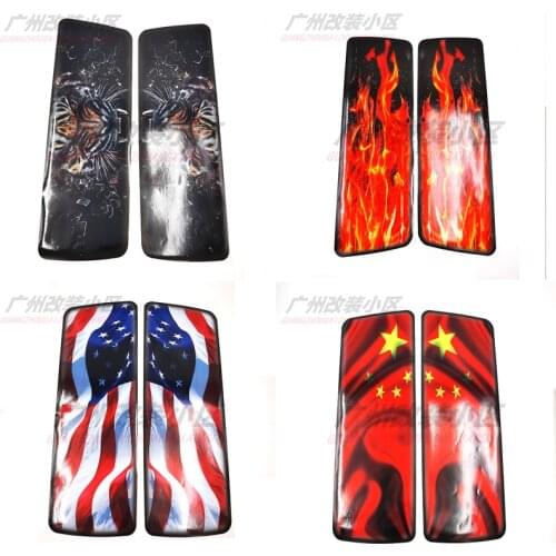 Motorcycle Saddlebag Cover sticker Suitcase decals For Harley Road King Electra Glide Street Glide Road Glide