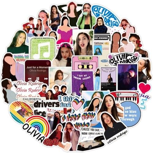 10/50Pcs/set Olivia Palermo Stickers For Kids Toy Bicycle Motorcycle Skateboard Laptop Waterproof DIY Decals