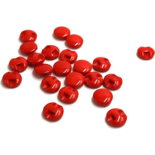 New resin button high-grade resin coat buttons red sweater button 100pcs