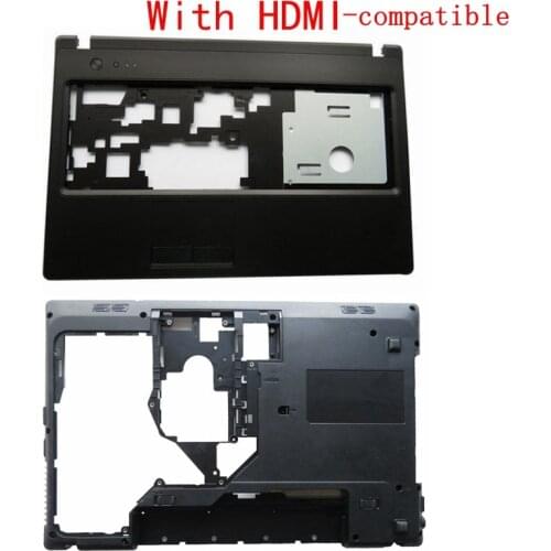 New SHELL For Lenovo G570 G575 G575GX G575AX Bottom Case Cover & Palmrest cover Upper Case with HDMI-compatible