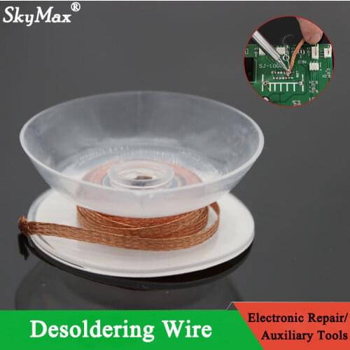 Desoldering Braid Welding Solder Remover Wick Wire Lead Cord Flux BGA Repair Tool 1.5 Meter Width 1.5mm 2mm 2.5mm 3mm 3.5mm
