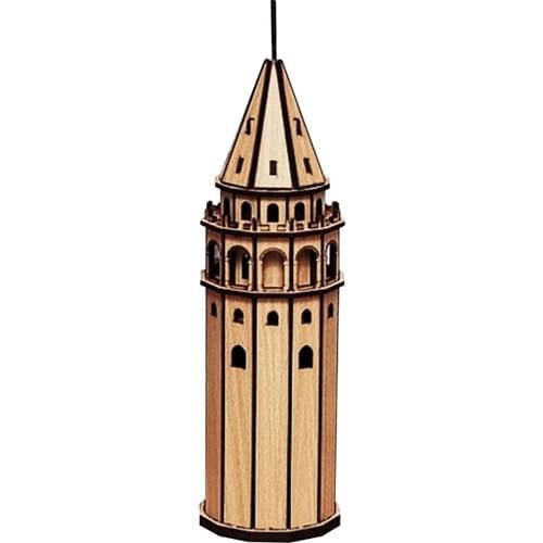 Pershang Galata Tower 61 Piece Wooden 3D Puzzle