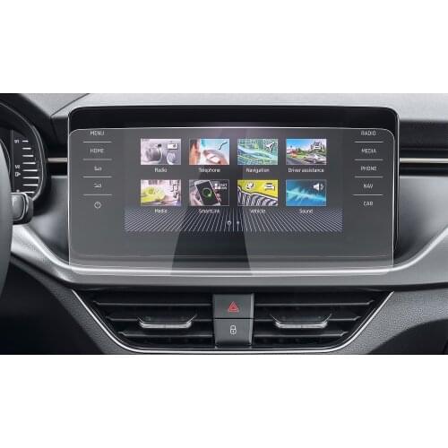 RUIYA For Kamiq Amundsen 9.2Inch 2020 Car Navigation Touch Center Screen Protector Auto Interior Accessories Tempered Glass Film