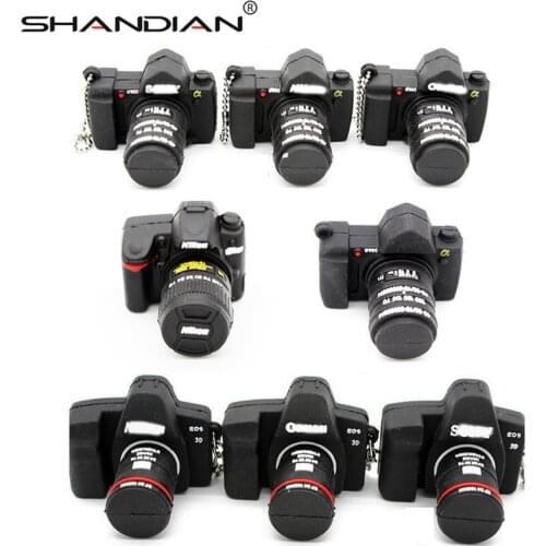 SHANDIAN pendriver photo images camera model pendrive 4gb/8gb/16gb/32gb/64gb usb2.0 flash pen drive memory stick for photography