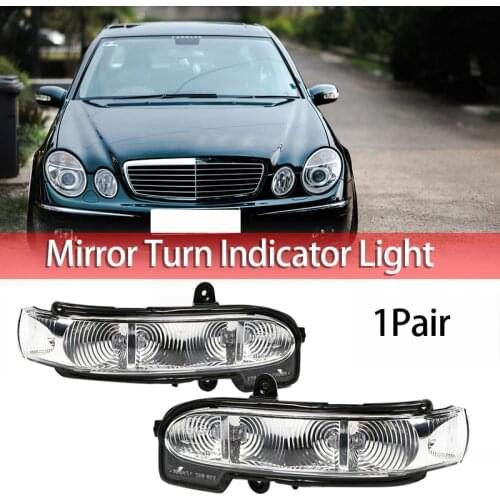 Car Rear View Side Mirror LED Turn Signal Indicator Light for Mercedes Benz W211 S211 W463 W461 C/E Class 2004-2012