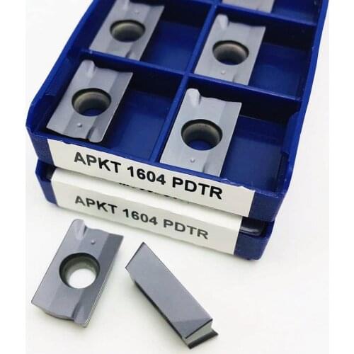 10PCS Milling Insert APKT1604 APMT1604 PDTR NN LT30 High Quality Carbide Insert CNC Lathe Parts Tool APMT Lathe Tool APKT