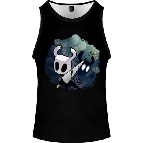 Game Hollow Knight Vest Summer Action Adventure Game Print Men Tank Tops Women Sports Vests Fitness Top Tee