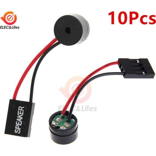 10Pcs Mini Plug Speaker For PC Interanal BIOS Computer Motherboard Case Buzzer Board Beep Alarm