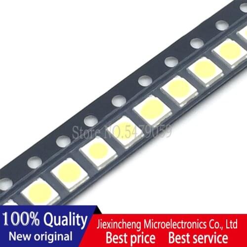 100PCS 3528 2835 1W 3V Cold white for LED LCD TV backlight chip lamp beads