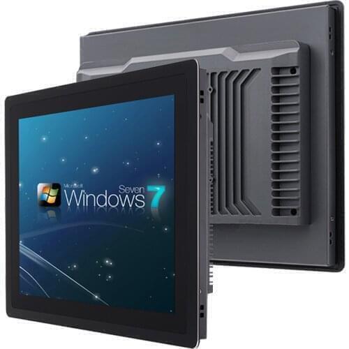 18.5" Intelligent computer embedded Intel Core i3-4120U Windows 10 pro industrial all-in-one PC with capacitive touch screen