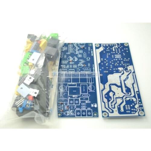 2 Pcs IRS2092 IRFB4019 Class D Power Amplifier Board + Speaker + Relay Protection 300W