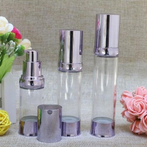 20Ml 50Pcs/Lot Right Purple Packing Bottle Of Cosmetics Packaging Materials Vacuum Bottles Of Cosmetics Bottles Cream Bottle