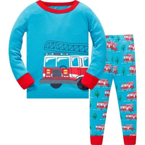 2020 Children Clothes Kids Clothing Set Boys Pajamas Sets Cars Styling Nightwear Print Pajamas Boys Sleepwear Baby Pyjama