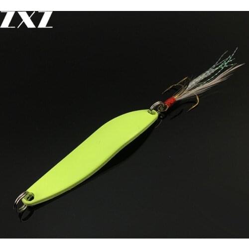 5pcs Fishing Lure Spinner Spoon Lure Rotating Luminous Color 5g 7g 10g 13g Metal Sequins bait Hooks Wobblers Crankbait Tackle