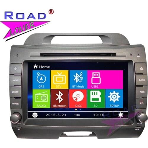 TOPNAVI Wince 6.0 Two Din 8Inch Car Multimedia DVD Player For KIA Sportag 2010- Stereo GPS Navigation Auto Video Bultetooth USB