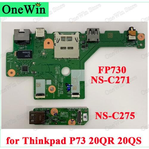 FP730 NS-C271 for P73 20QR 20QS 5C50S73022 Thinkpad Lenovo USB-C boards N19E 5C50S73020 FP730 NS-C275 Laptop New USB3.0 boards L