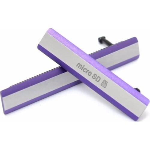 Micro SD SIM Card USB Slot Port Cover Plug Replacement dust-proof for Sony Xperia Z2 D6502 D6503