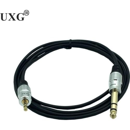 3.5mm to 6.35mm Adapter Aux Cable for Mixer Amplifier CD Player Speaker Gold Plated 3.5 Jack to 6.5 Jack Male Audio Cable