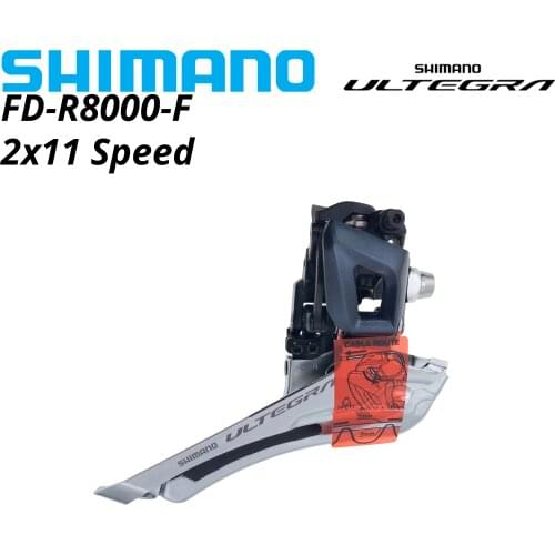 SHIMANO ULTEGRA FD-R8000 Front Derailleur FD-R8000-F road bike Mount 2x11 speed 2x11s R8000 braze on 2s 11s 2v 11v 2x11v