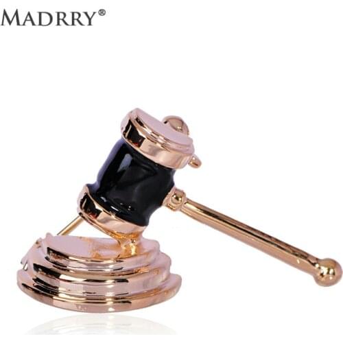 Madrry Casual Law Brooches Enamel Pins Judge Worker Coat Uniform Shirt Decoration Jewelry Work Accessories Bijouterie Presents