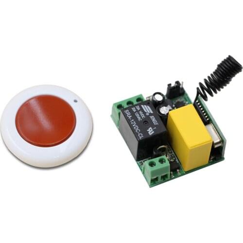 Mini Size Wireless Remote Switch AC 220V 1 CH 1CH 10A Relay Receiver Wireless Power Remote Control Switch For Light Lamp LED