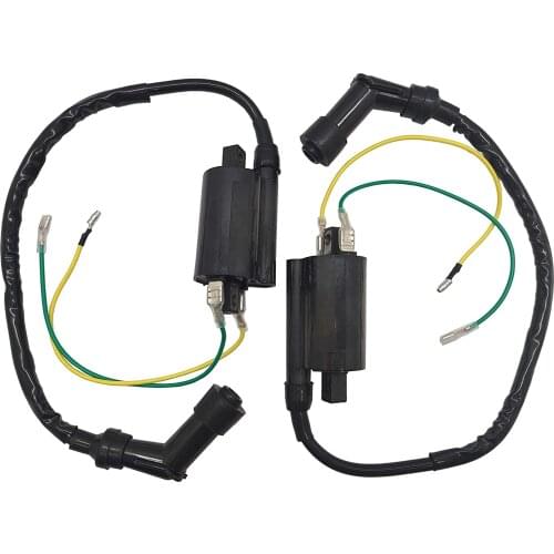 Set of 2 Ignition Coil for 1968-1976 Honda CB350K CB350G CB360G CB360T CB450K CJ360T CL350K CL360K CL450K SL350K 30500-292-672