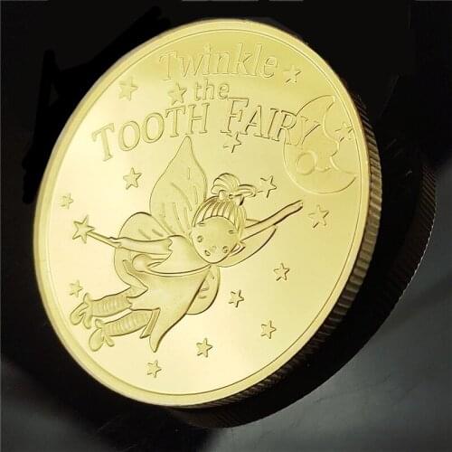 Tooth Fairy Commemorative Coin Collection Gift Souvenir For Chlidren Gift