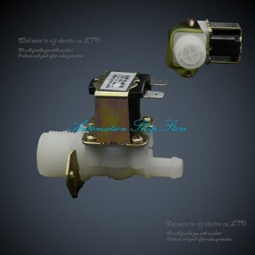 Plastic Solenoid valve 3/4"-12mm solenoid water valve 12VDC 24VDC washing machine inlet water valve