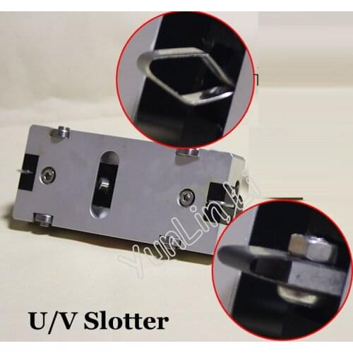 Manual Guide Wheel Slotter U/V Double Head Slotting Knife PVC Plastic Coil Sports Floor Laying Tool