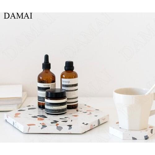 Nordic Modern Stone Trays Creativity Creativity Teacup Tea Set Storage Plates Dessert Decorative Tray Afternoon Tea Tableware