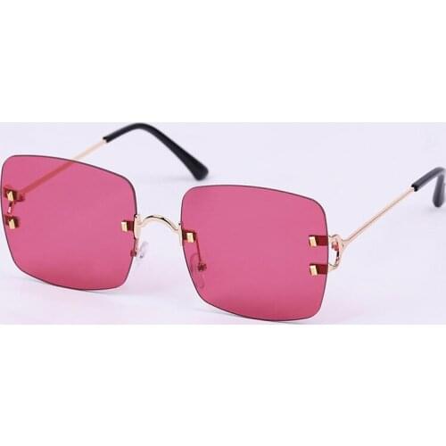 Imitation Sunglasses Women Driver Vintage Lady Square Red Sunglass cool Luxury Brand Sun Glasses Designer shape Fashion Eyewear