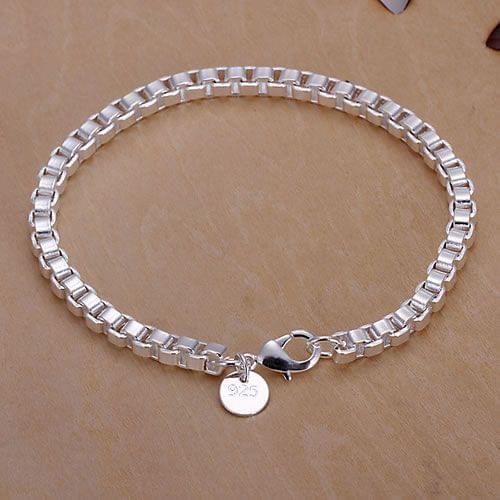 SLH172 Wholesale Silver Color Bracelet, Factory Price Fashion Jewelry Box Bracelet /ayhajpoa