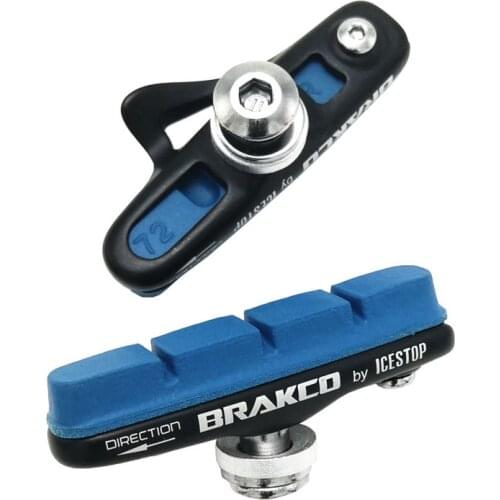 Carbon Fiber Wear-resistant and Noise-reducing Brake Pads Do Not Damage The Frame Cabon Carbon Knife Wheel Road Bike Brake Pads