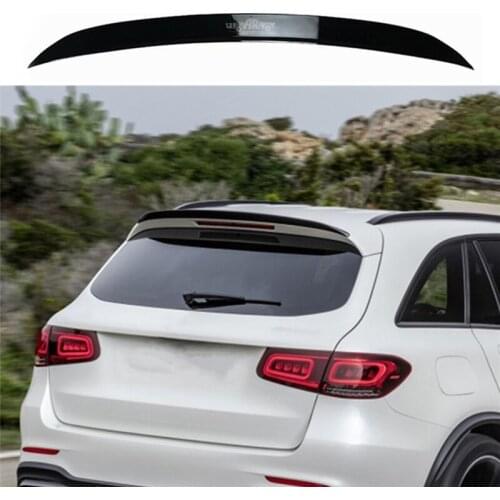For Benz X253 GLC300 GLC43 2020 high quality ABS Plastic Unpainted Color Rear Spoiler Wing Trunk Lid Cover Car Styling