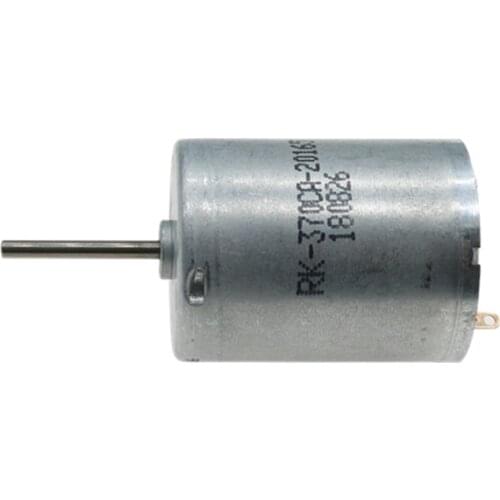 17mm Long Shaft High Speed 370 DC Motor with Copper Carbon Brush, Cooling Holes 6V 9V 12V High Torque Motor for Toy Car Model