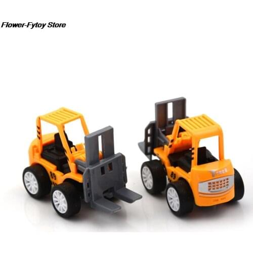1 PCS Mini Educational Toys for Children Engineering Car Toys Kids Forklift Vehicle Sets Vehicle Model Car Toys