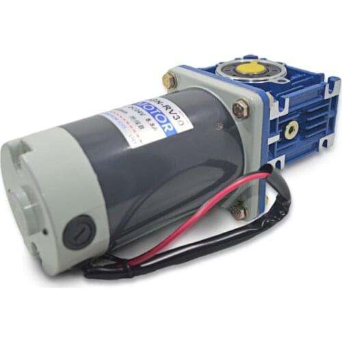 5D90GN-RV30 DC12V/24V 90W 1800rpm DC gear motor worm gear gearbox high torque gear motor / output shaft diameter 14mm