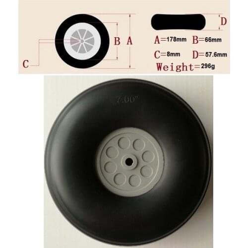 7 Inch Big Wheel for RC Planes