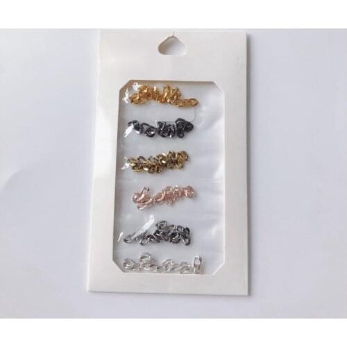 DIY Jewelry Accessories Wholesale Nail Art Chain Jewelry Metal Chain Retro Punk Style Nail Decoration Accessories