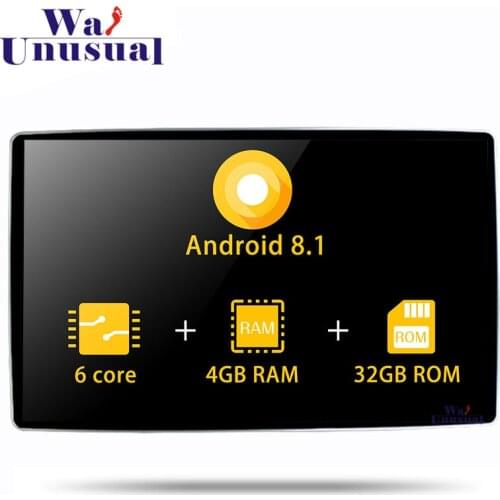 Android 8.1 Autoradio 360 Degree Rotable Moveable 12.8'' For Toyota / Nissan / Suzuki /Lexus GPS Navigation Car Multimedia Radio