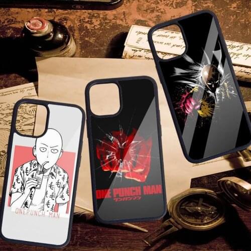 One Punch Man Phone Case PC for iPhone 11 12 pro XS MAX 8 7 6 6S Plus X 5S SE 2020 XR