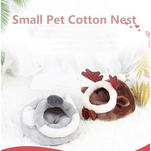 Hamster Guinea Pig Rabbit Cat Pet Warm House Room Cage Winter Mat House