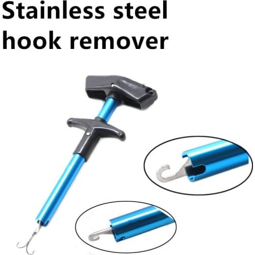 1pcs/Winter fishing Hook remover Fishing tools17cm/45g Artificial Aluminum alloy Crankbait hook remover jig fishing tackle lure