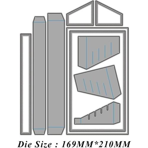 JMCRAFT 2021 Metal Cutting Dies 3D DIY Scrapbooking Paper Photo Album Crafts Knife Mould Cards Blade Punch Decor Stencils