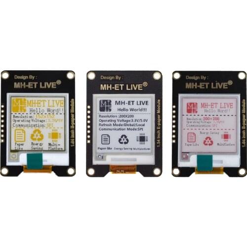 1.54 Inch Epaper Module E-paper E-Ink EInk Display Screen SPI Support Global/Part For Arduino STM raspberry pi ESP32