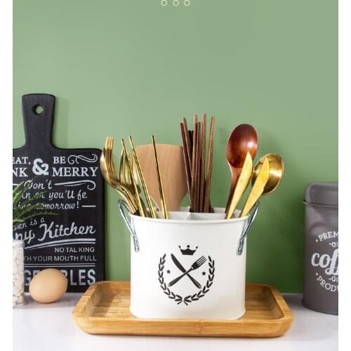 Stainless Steel Kitchenware Storage Bucket Storage Box Cutlery Chopsticks Spoon Knife And Fork Chopsticks Storage Box