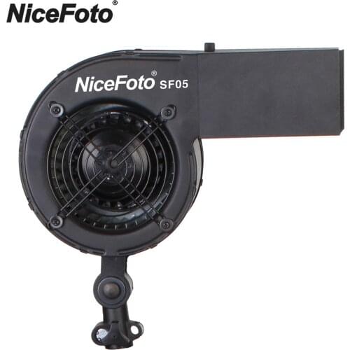 NiceFoto SF05 Studio Photography Wind Hair Blower Stream Fan for Taking Fashion Portrait Photos Convenient Remote Operation