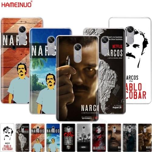 HAMEINUO Narcos poster Cover phone Case for Xiaomi redmi 5 4 1 1s 2 3 3s pro PLUS redmi note 4 4X 4A 5A