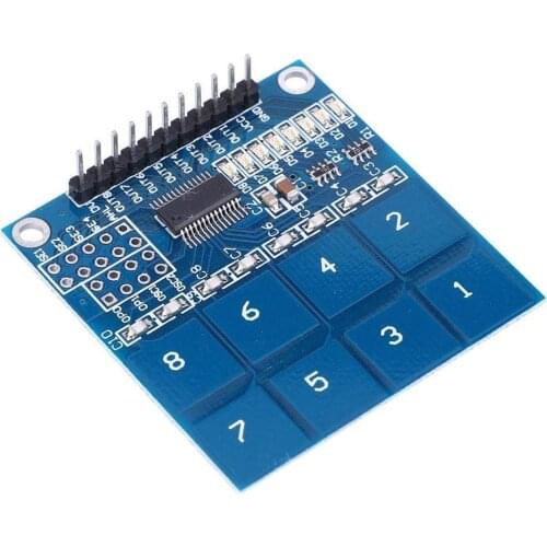 1PC TTP226 Module Board 8 Channel Digital Touch Sensor Module Capacitive Touch Switch For Arduino UNO