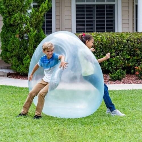S M L Size Children Outdoor Soft Air Water Filled Bubble Ball Blow Up Balloon Toy Fun Party Game Great Gifts Wholesale